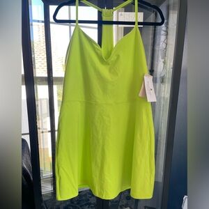 Lime green athletic dress